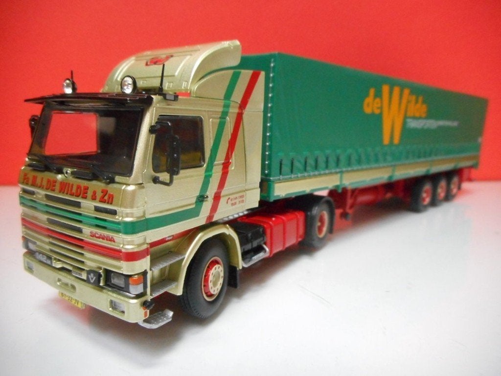 TEKNO SCANIA 142 M.J. DE WILDE, MONSTER 84024, Hobby en Vrije tijd, Modelauto's | 1:50, Ophalen of Verzenden, Nieuw, Bus of Vrachtwagen