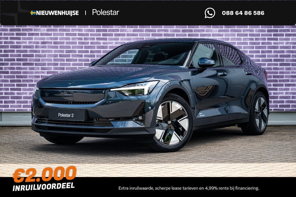 Polestar 2 Long Range Single Motor Prime 82 kWh | Pixel LED, Auto's, Polestar, Automaat, Polestar 2, Achterwielaandrijving, 82 kWh