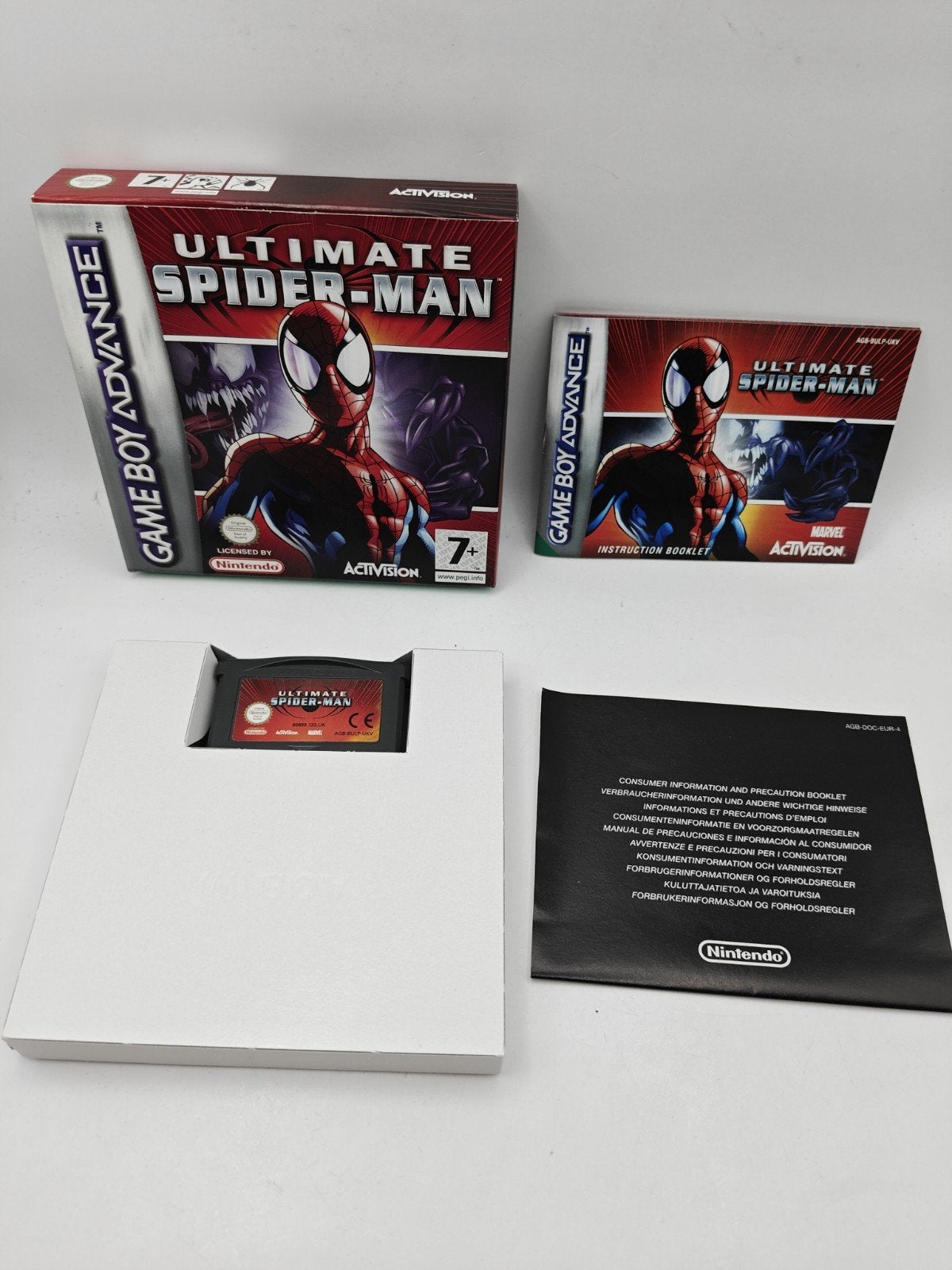 Ultimate Spider-Man GameBoy Advance (GBA) CIB, Avontuur en Actie, Support@activision.com, Activision, 1 speler