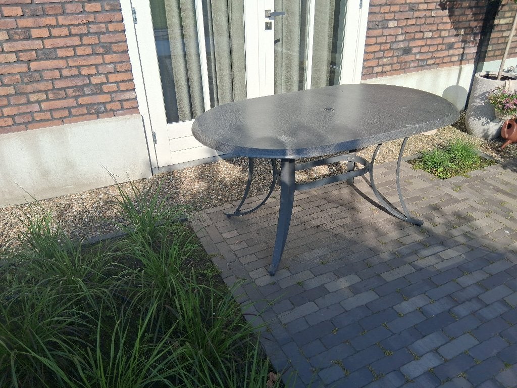 Tuintafel, Tuin en Terras, Tuintafels, Ophalen, Gebruikt, Rechthoekig