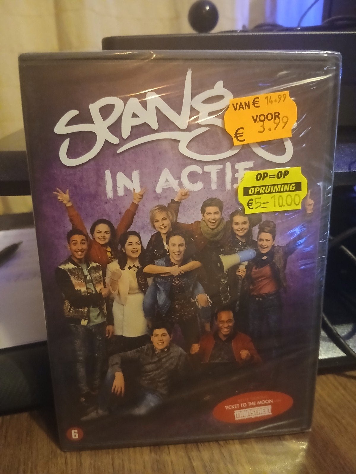 Spangas in actie dvd nieuw in de verpakking, Alle leeftijden, Ophalen of Verzenden