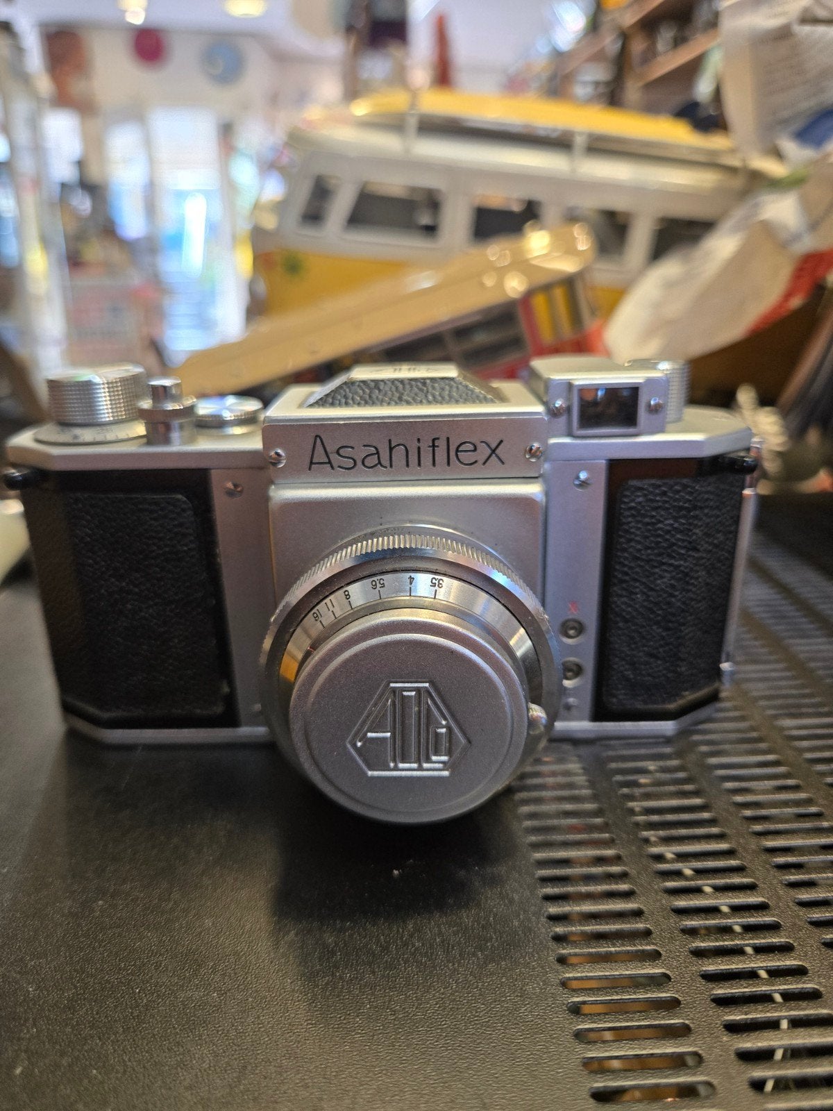 asahiflex IIB met takumar 50mm f3.5, Ophalen of Verzenden, Spiegelreflex, Overige Merken