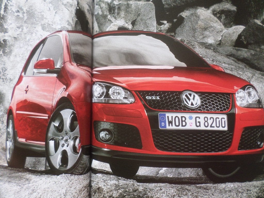 Volkswagen VW Golf GTI 2005 Brochure, Ophalen of Verzenden, Zo goed als nieuw, Volkswagen