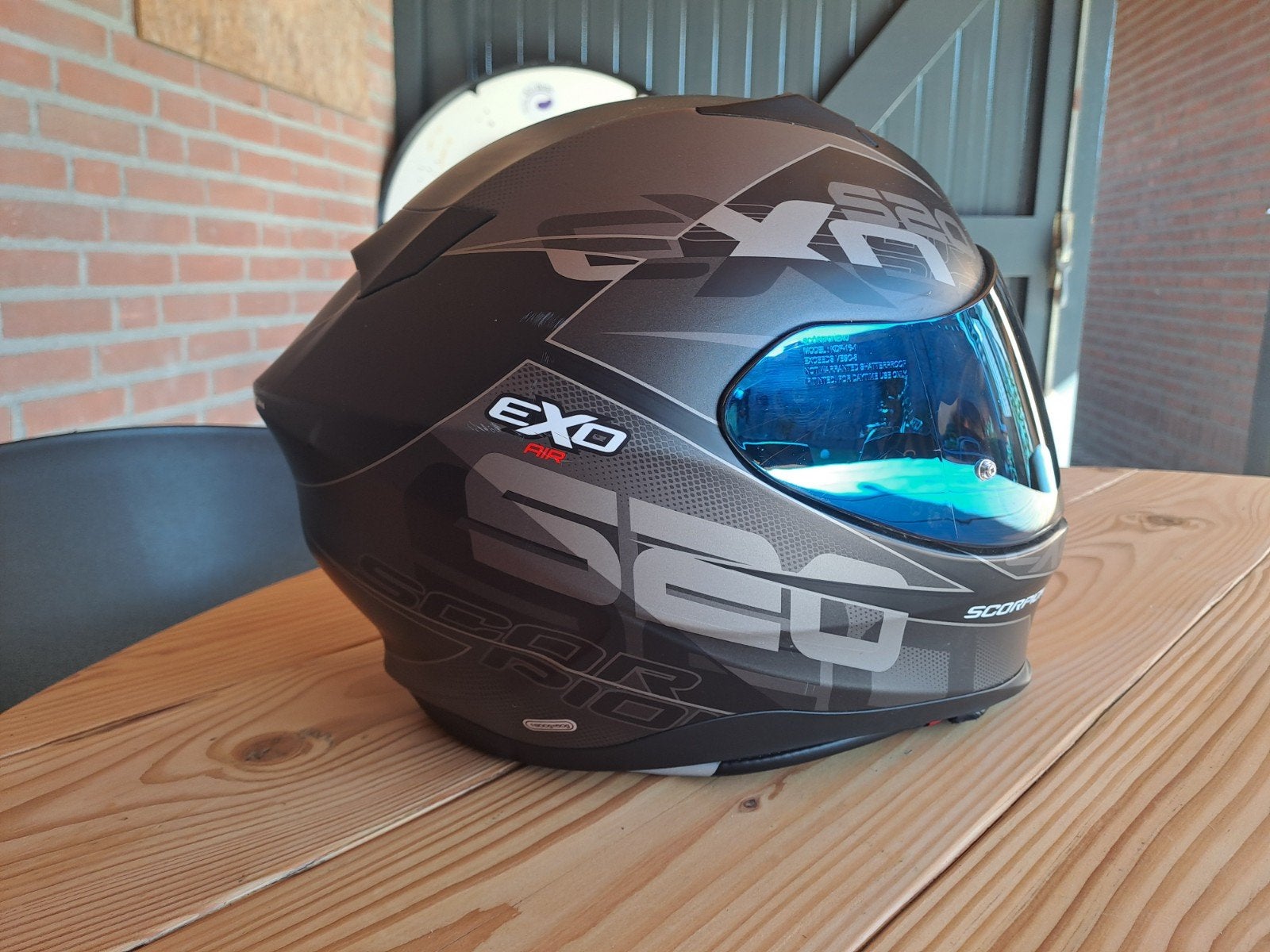 Scorpion EXO-520 Air Integraalhelm Maat L, Ophalen of Verzenden, Tweedehands, Integraalhelm, Overige merken