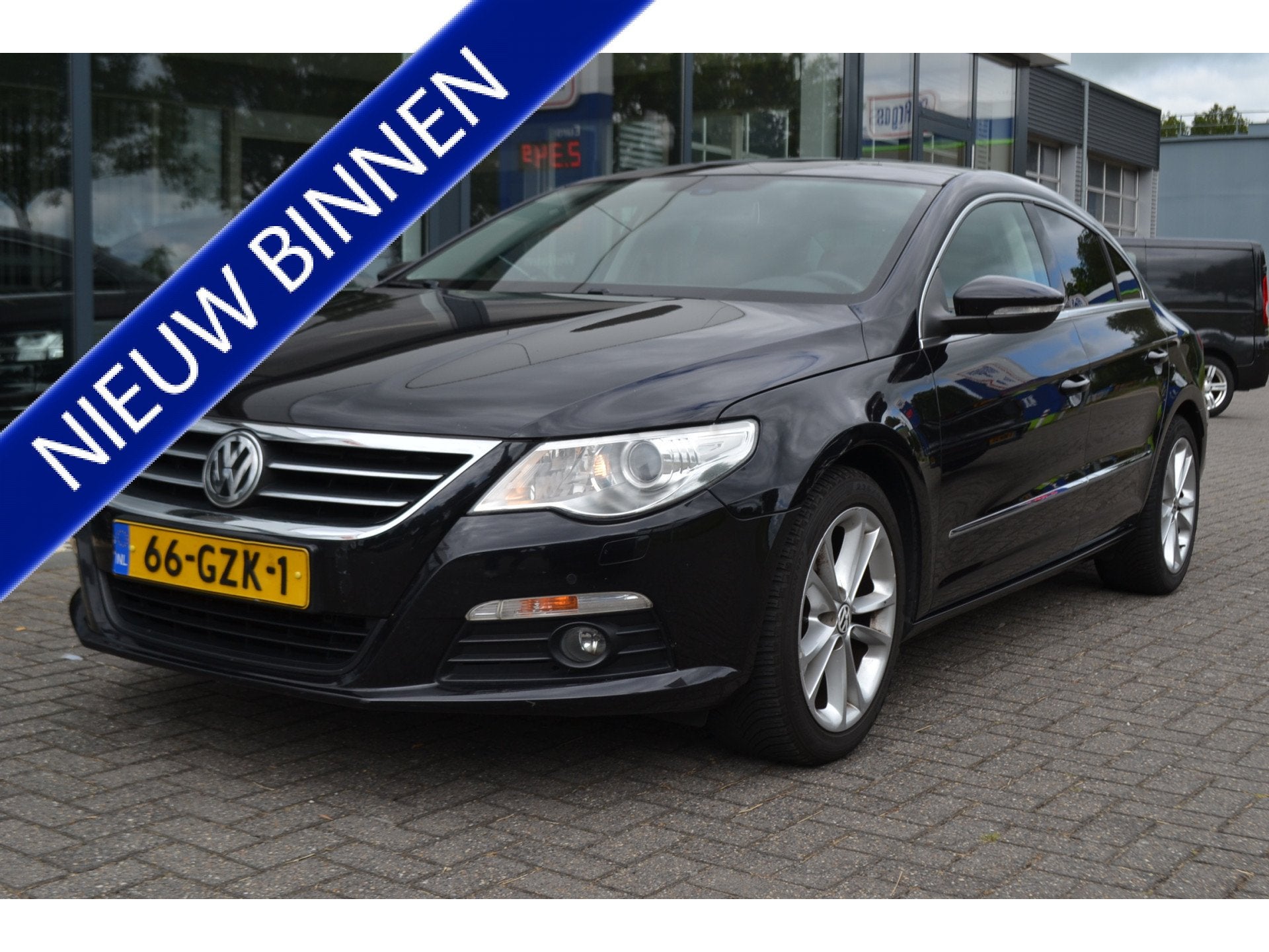Volkswagen Passat CC 2.0 TSI Automaat NL Auto, NAP, el. dak,, 4 cilinders, 1984 cc, 4 stoelen, Zwart