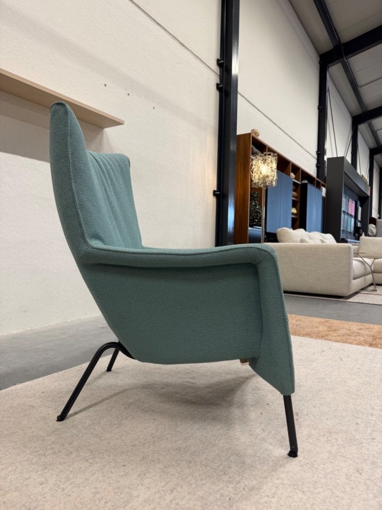 Nieuw Pode Transit Two Fauteuil blauw stof Design Stoel, Leolux, Info@leolux.nl, Nieuw, 75 tot 100 cm