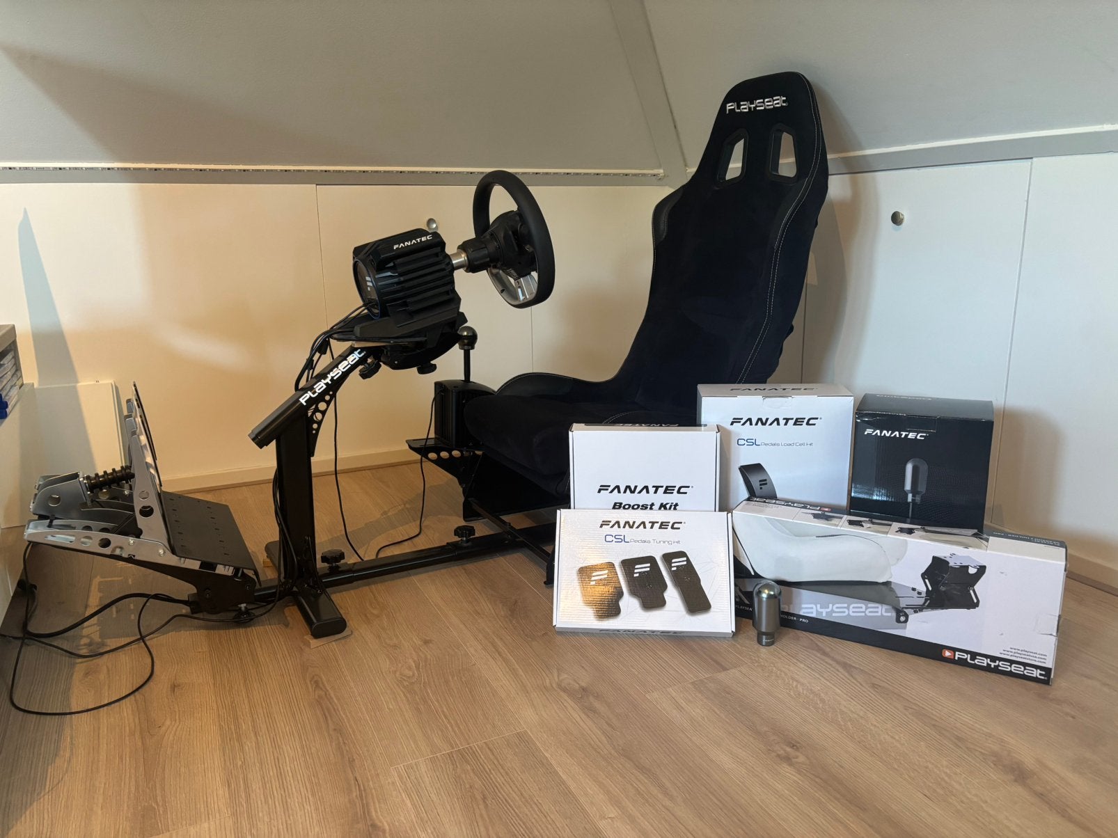 Volledige Fanatec Gran Turismo DD Pro PS/PC Simrig, Spelcomputers en Games, Ophalen, Zo goed als nieuw, Playseat of Racestoel
