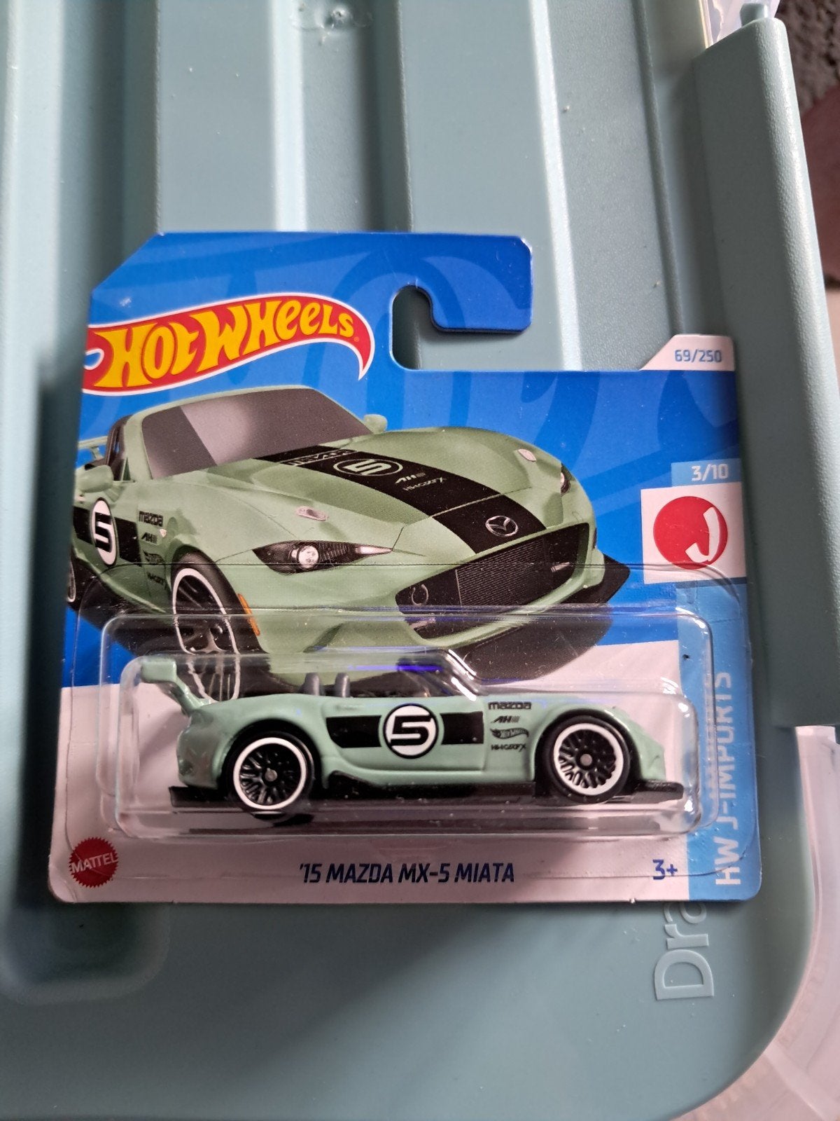 Hot Wheels 15 Mazda MX-5 Miata groen nieuw in verpakking, Ophalen of Verzenden, Nieuw, Auto