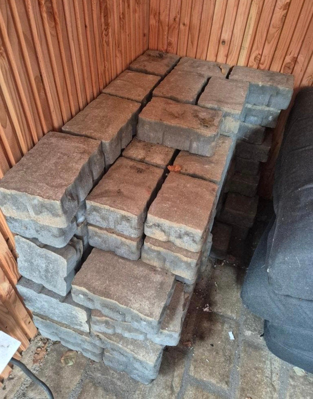 Restpartij stenen oprit, Ophalen, Beton, Klinkers