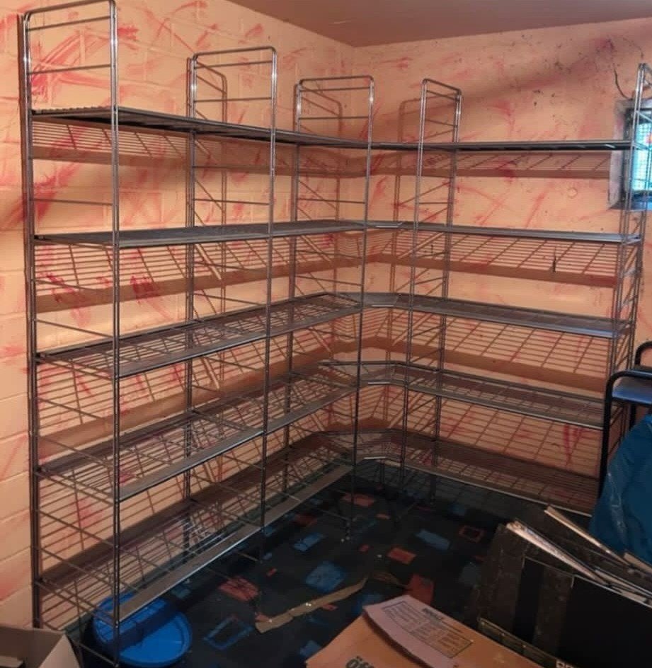 Ikea jaren 80 wandsysteem metaal vintage, Ikea, Ophalen of Verzenden, Minder dan 150 cm, Peter