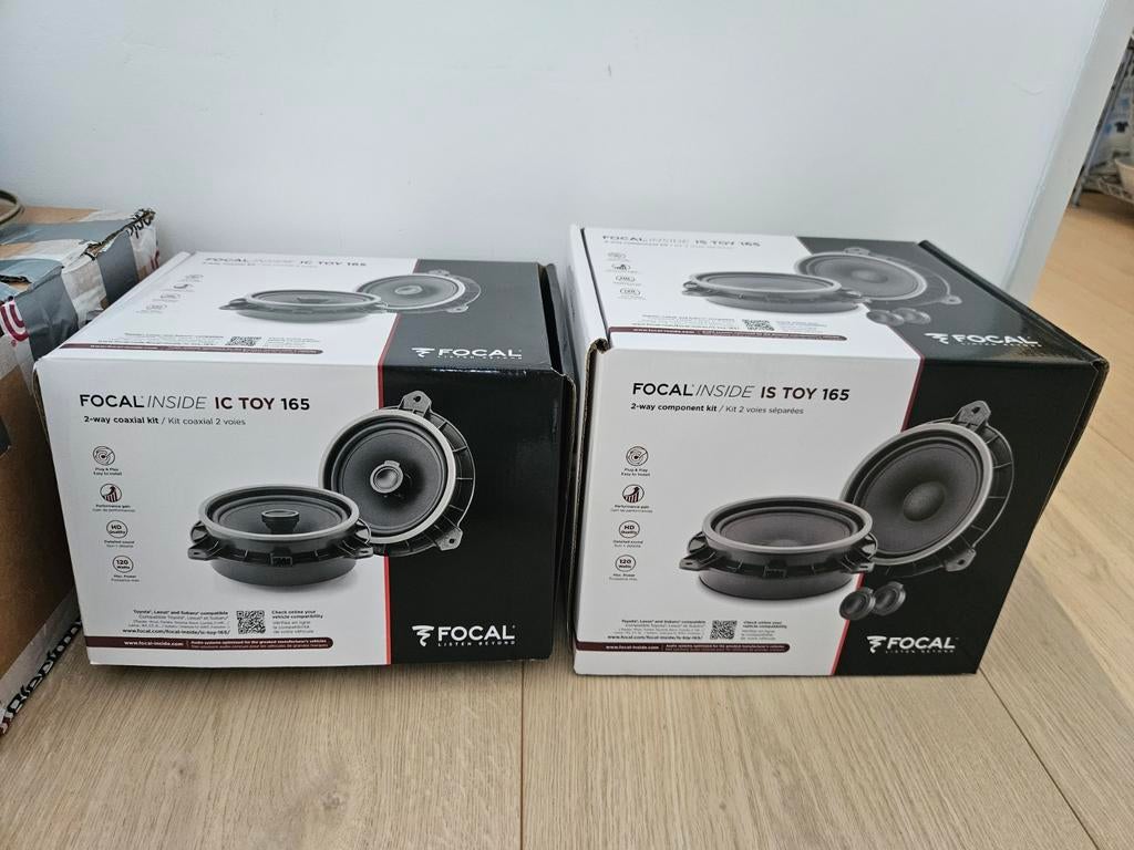 Focal Inside IS TOY 165 & IC TOY 165 speakerset, Auto diversen, Autospeakers, Ophalen of Verzenden, Zo goed als nieuw