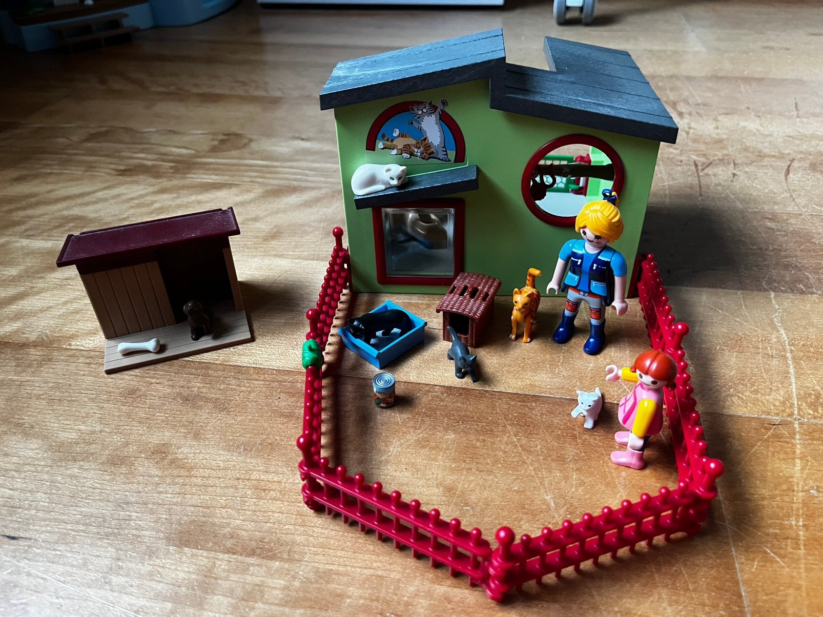 Playmobil citylife kattenverblijf, Ophalen of Verzenden, Gebruikt, City life