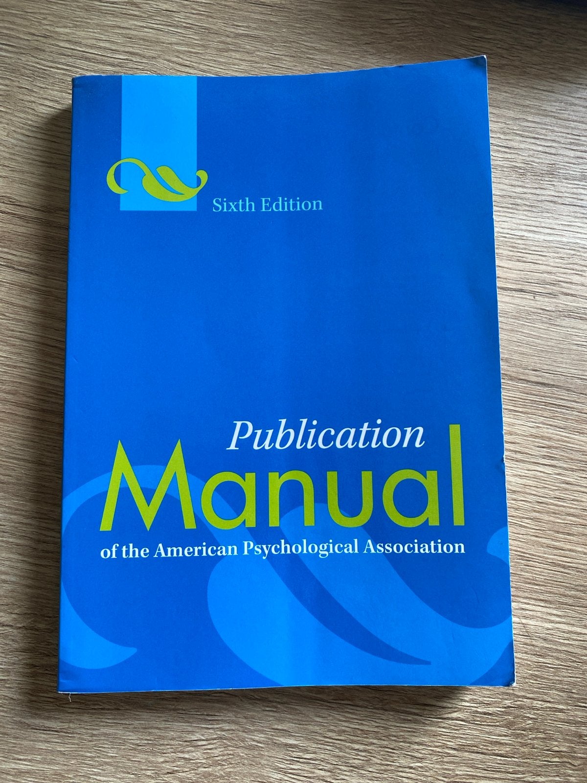APA Publication Manual 6th editie - Psychologie, Ophalen of Verzenden, Zo goed als nieuw, Overige onderwerpen