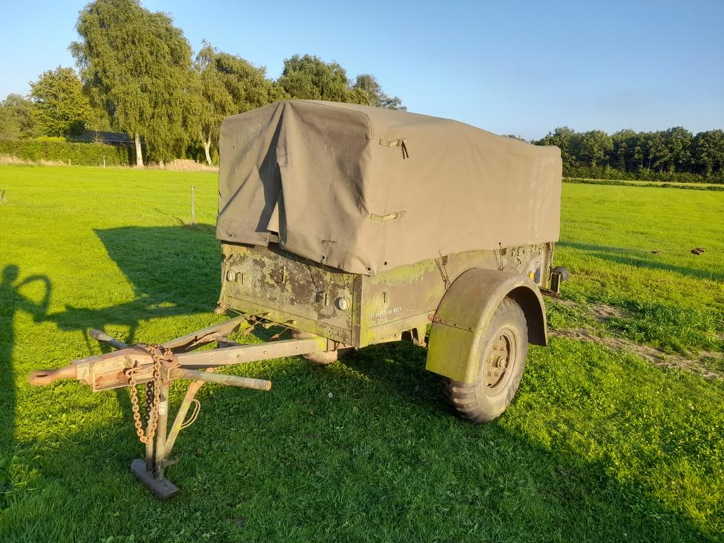 Polynorm militaire 1 ton,s aanhanger.  Daf Unimog  landmacht, 100 liter of meer, Ophalen, Gebruikt, Transportkar