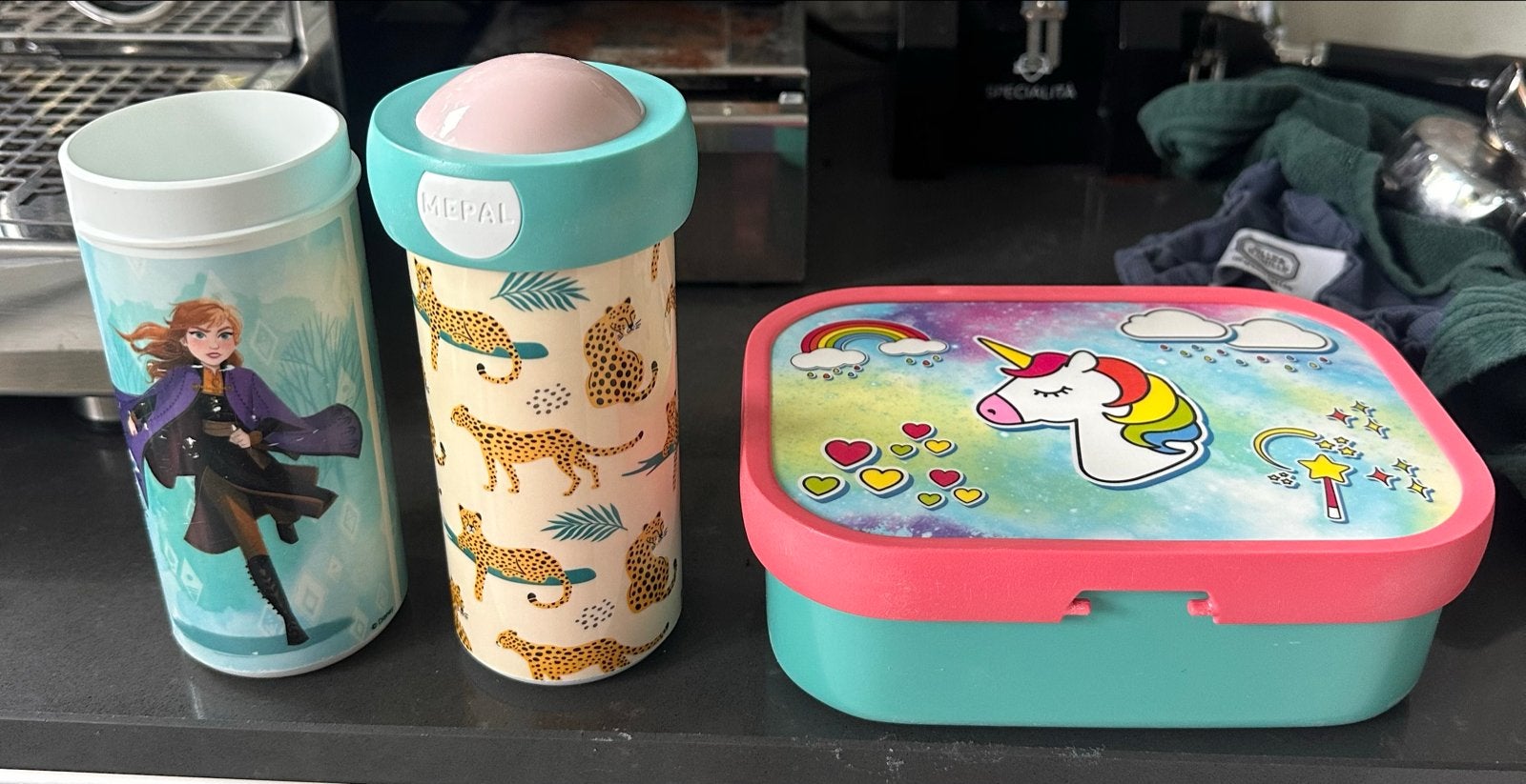 Mepal Lunchbox/broodtrommel & Drinkflessen, Ophalen of Verzenden, Gebruikt