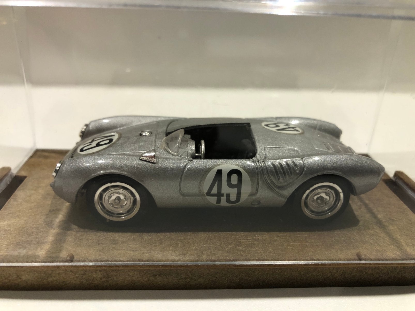 Porsche 550 1500RS Spyder LeMans 1955, 1:43, Brumm, Ophalen of Verzenden, Zo goed als nieuw, Auto, Overige merken