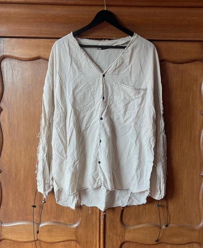 Zara blouse, Ophalen of Verzenden, Nieuw, Maat 38/40 (M), Beige