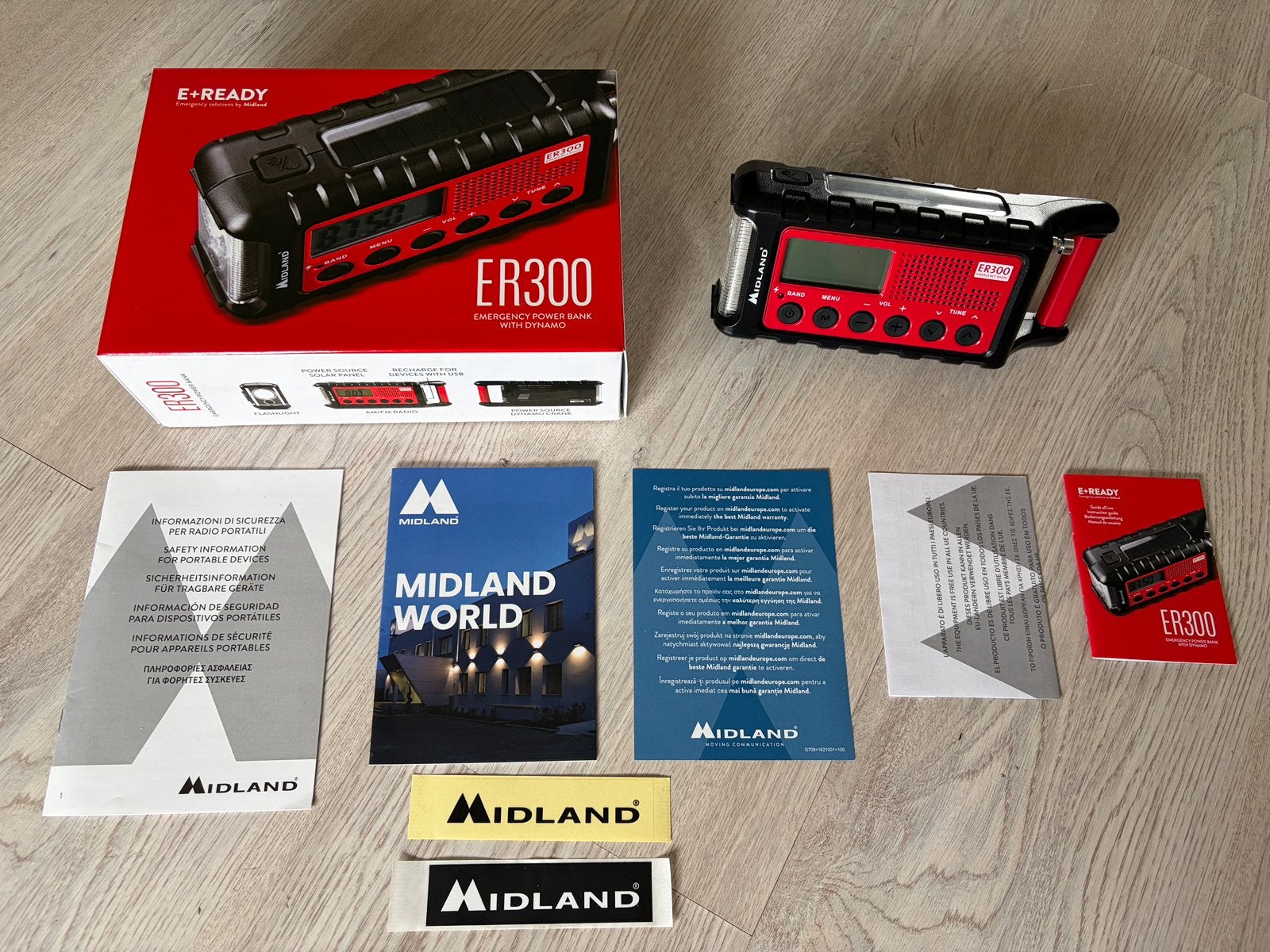 Noodradio Midland ER300, Ophalen of Verzenden, Nieuw, Radio
