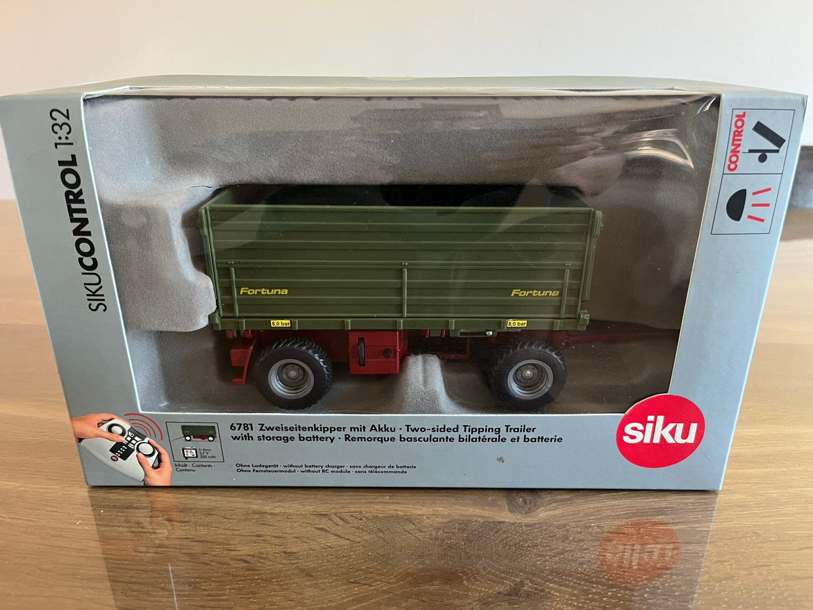 Fortuna kiepwagen Siku Control 6781, Hobby en Vrije tijd, Ophalen of Verzenden, Nieuw, Tractor of Landbouw, SIKU