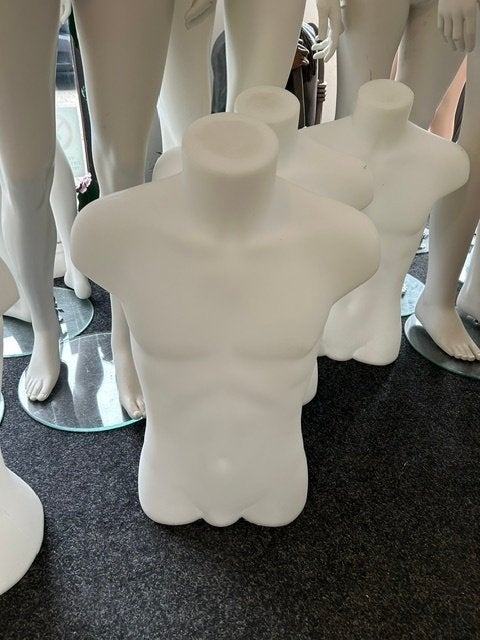 heren torso's buste body etalagepop paspop mannequin, ., Nieuw, Ophalen of Verzenden, .