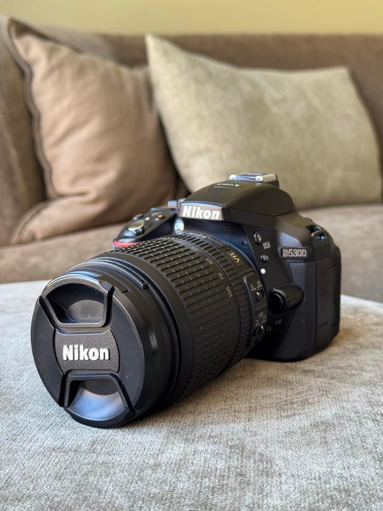 Nikon D5300 spiegelreflexcamera met 18-105mm lens, Ophalen, Gebruikt, Spiegelreflex, Nikon