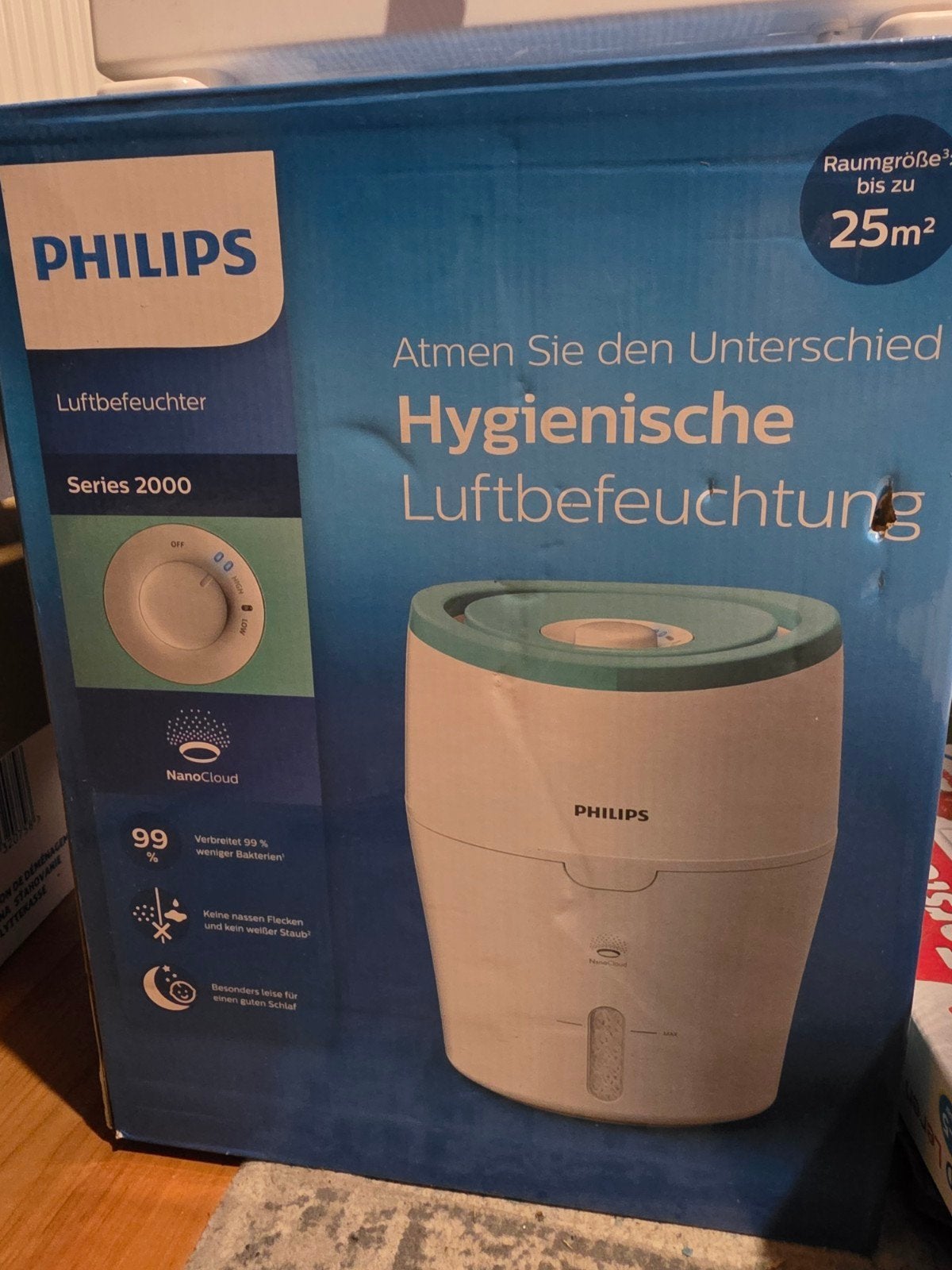 Philips Series 2000 Luchtbevochtiger - Hygiënisch & Stil, Ophalen of Verzenden, Zo goed als nieuw, Luchtbevochtiger