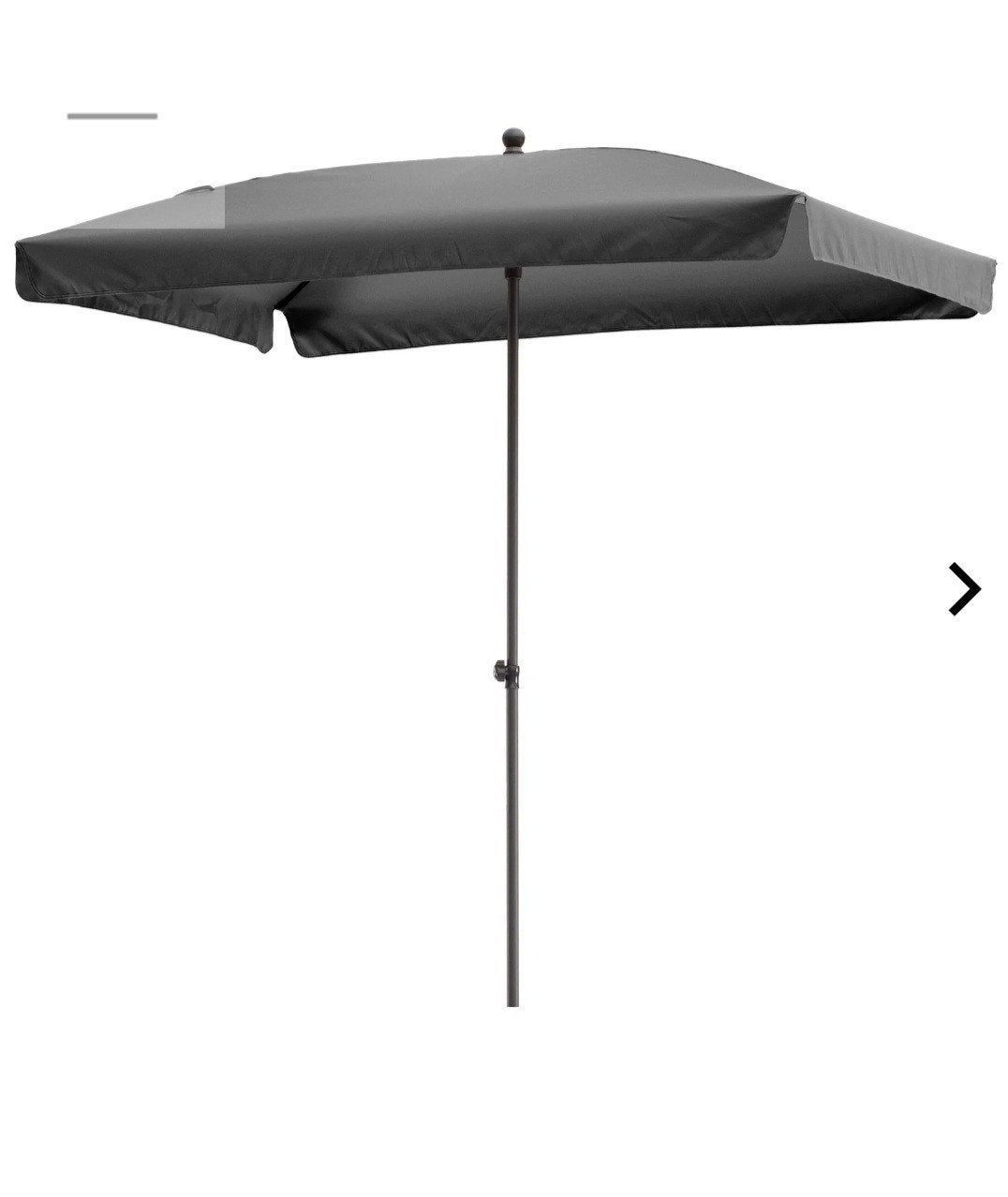 Parasol antraciet 210x140, Ophalen, Nieuw