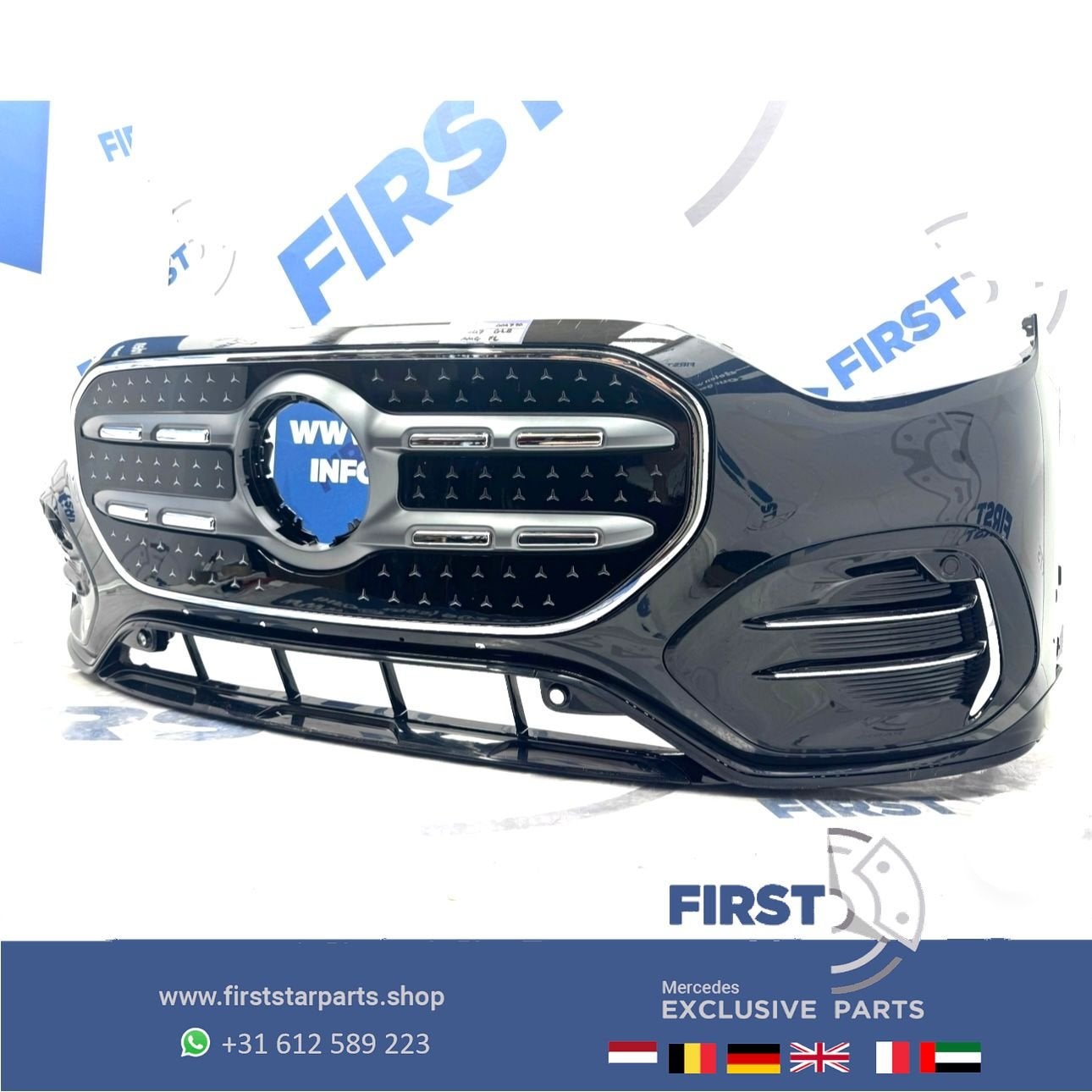 X248 GLB FACELIFT AMG VOORBUMPER X244 X248 GLB BUMPER + STAR, Auto-onderdelen, Gebruikt, -, Voor, Ophalen of Verzenden