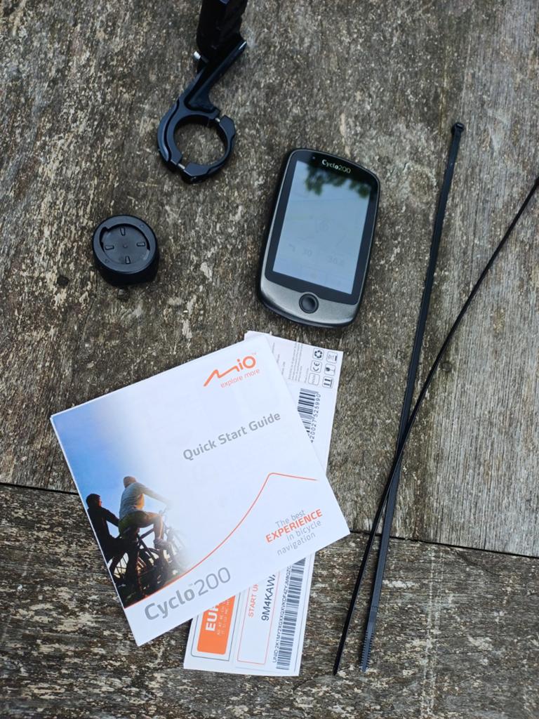 Mio Cyclo 200 Fietsnavigatie met GPS, Ophalen of Verzenden, Draadloos, Zo goed als nieuw