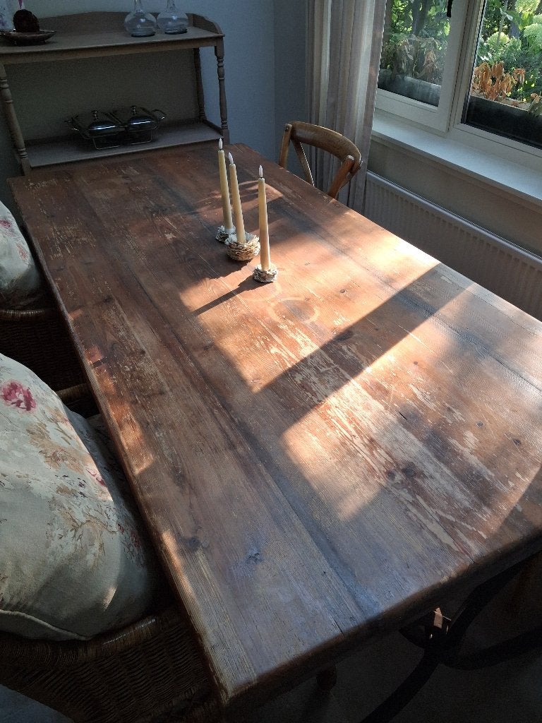 Eetkamer tafel, Ophalen, Gebruikt, 50 tot 100 cm, Vijf personen of meer