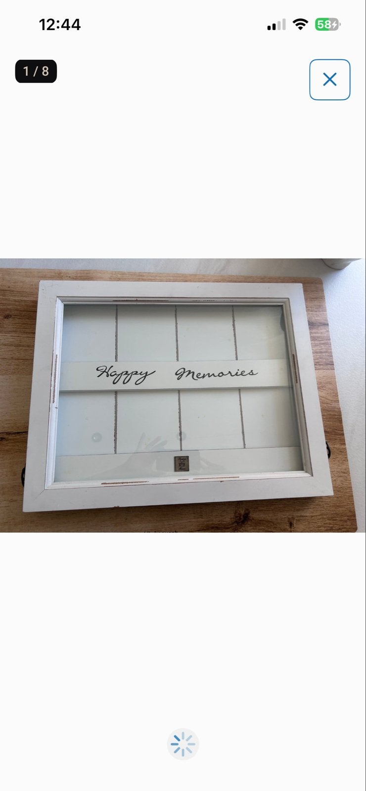 Riviera Maison Happy Memories fotolijst/fotobox, Ophalen, Gebruikt, Fotolijst, Met glas