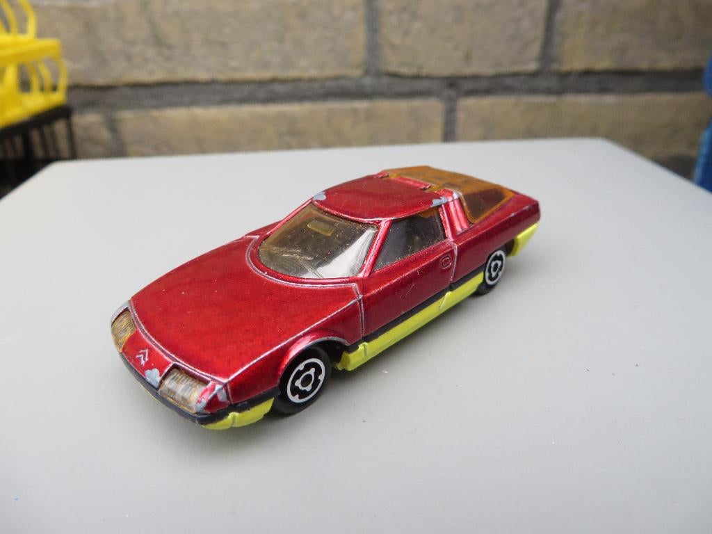 Majorette Citroen GS Camargue rood, Ophalen of Verzenden, Gebruikt, Auto
