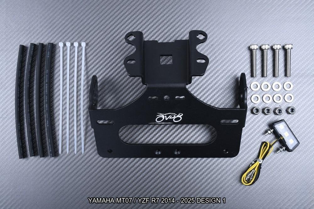 Korte Kentekenplaathouder YAMAHA MT07 / YZF R7 2014 - 2025, Ophalen of Verzenden, Nieuw