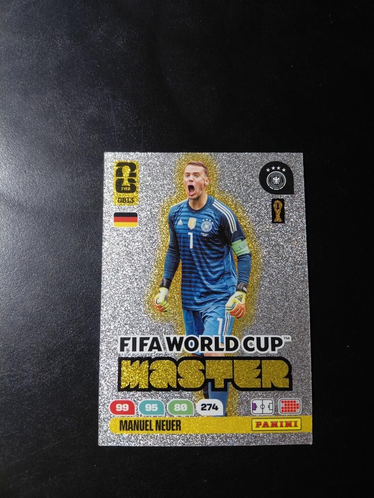 Manuel neuer (fifa world cup master) panini, Ophalen of Verzenden, Nieuw, Buitenlandse clubs, Poster, Plaatje of Sticker