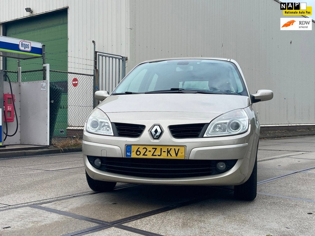 Renault Scénic 1.6-16V Business Line Automaat Navi/Clima/PD, 1345 kg, Gebruikt, 4 cilinders, Beige