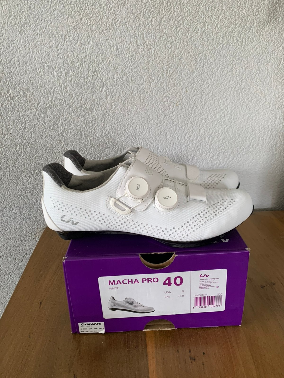 Nieuwe Liv Macha Pro fietsschoenen, maat 40, wit, Schoenen, Nieuw, Overige maten, LIV