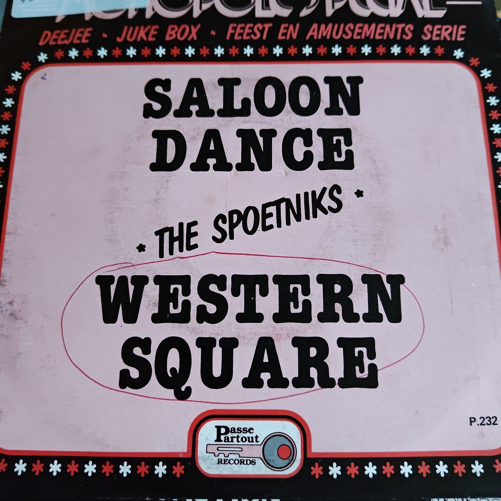 The Spoetniks - Saloon Dance / Western Square (Single), Ophalen of Verzenden, Gebruikt, 7 inch