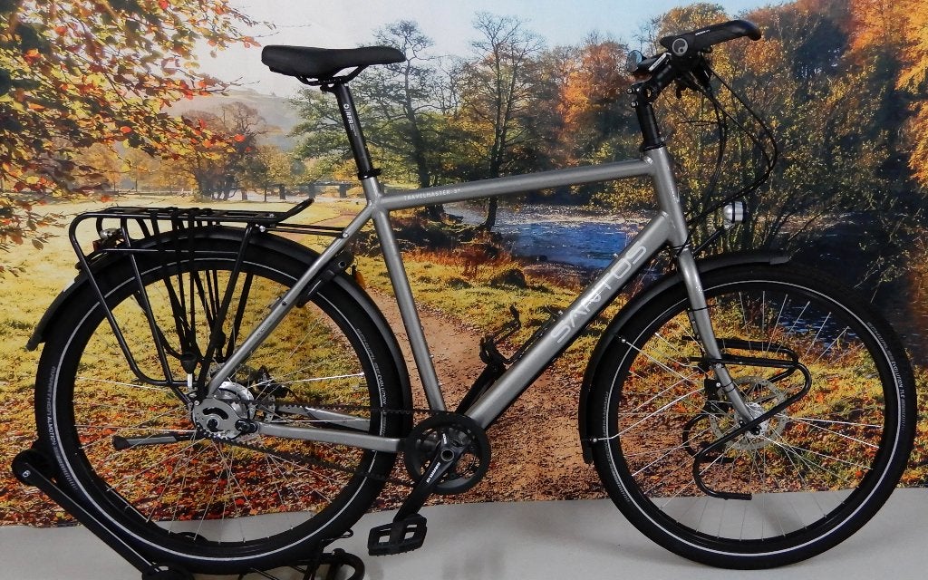 Santos Travelmaster 3+ 61Cm Rohloff+XT Schijfremmen+Son+Riem, Versnellingen, Zo goed als nieuw, 61 tot 65 cm, Schijfrem