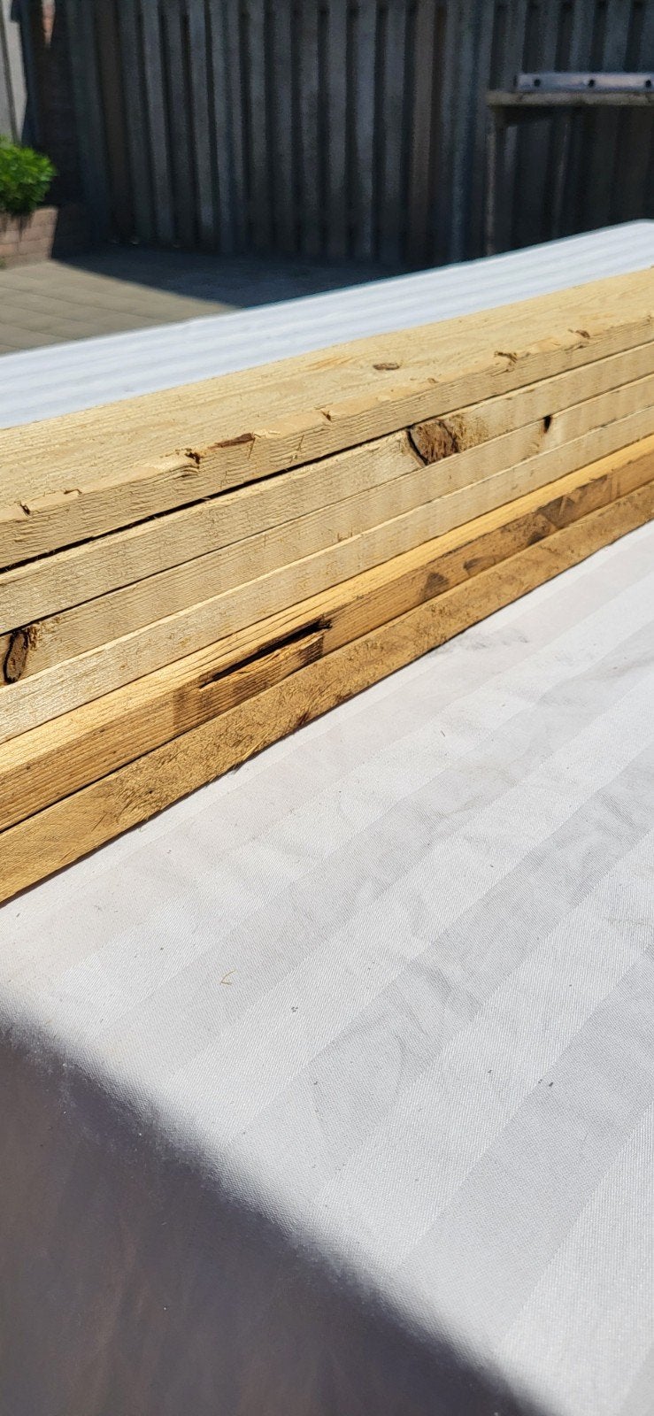 Gebruikte vuren planken., Ophalen, Gebruikt, 250 cm of meer, Planken