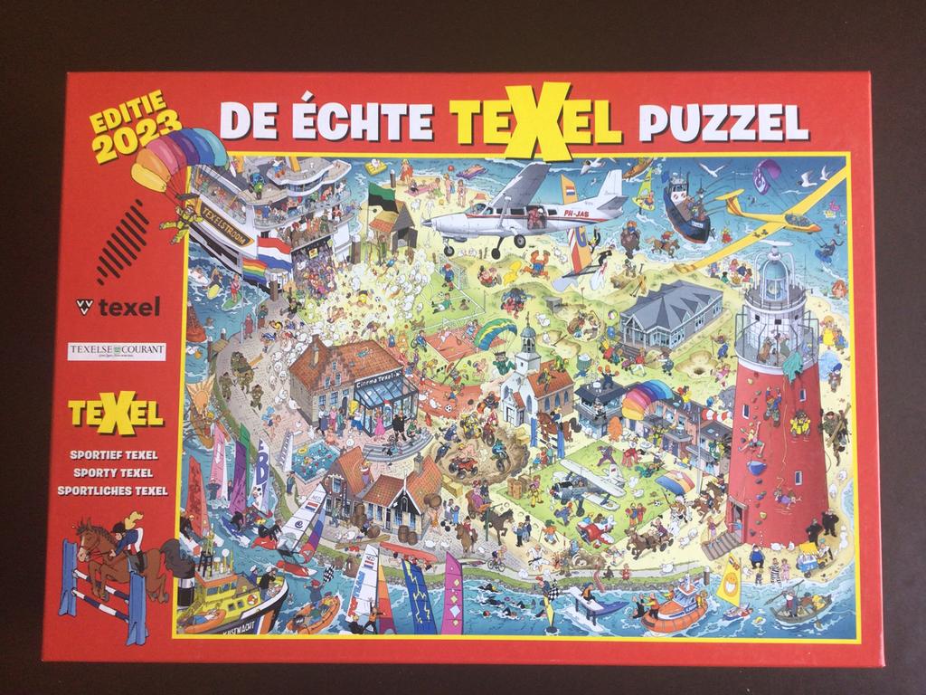 De Echte Texel Puzzel. 1000  stukjes., Hobby en Vrije tijd, Denksport en Puzzels, Ophalen, Zo goed als nieuw