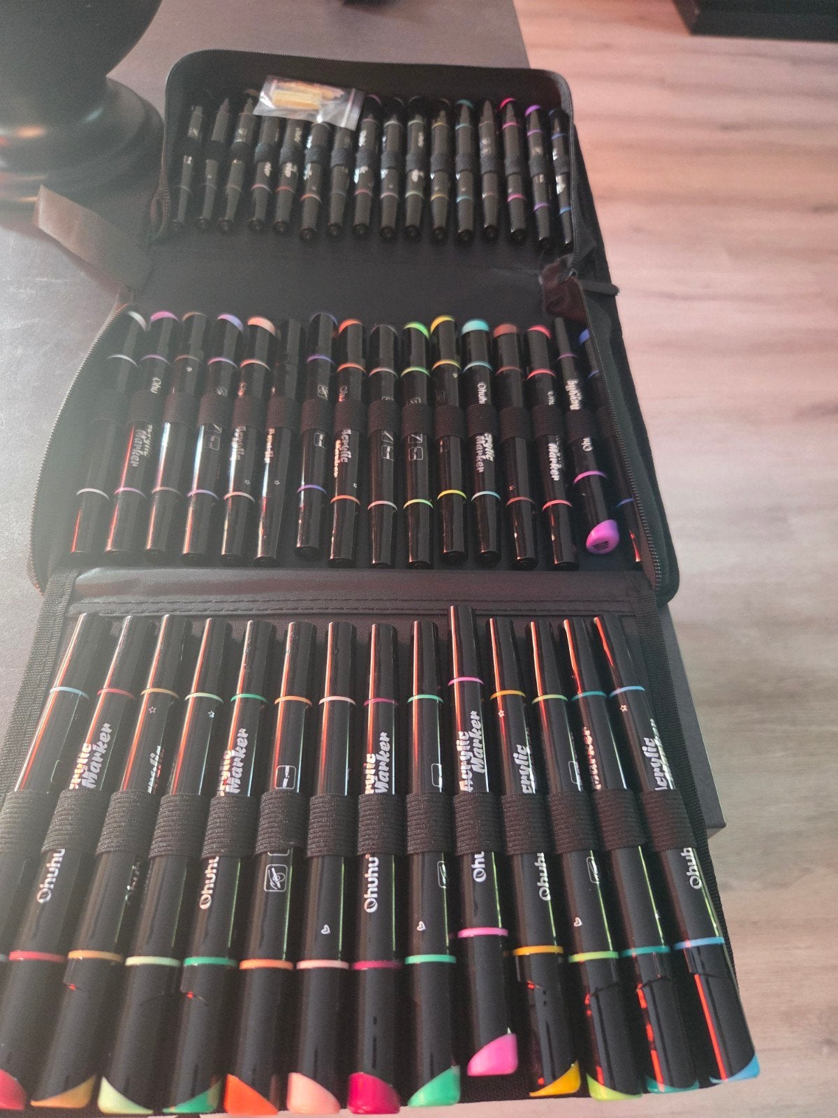 Ohuhu Kakaako Acryl Markers Set - 60 Kleuren, Hobby en Vrije tijd, Schilderen, Ophalen of Verzenden, Nieuw, Overige typen