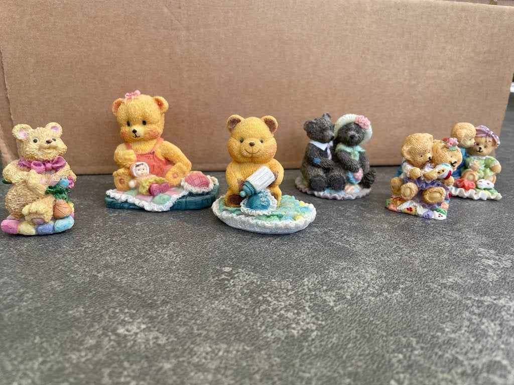 Beertjes in polyresin van 5 cm hoog., Ophalen of Verzenden, Zo goed als nieuw, Dier