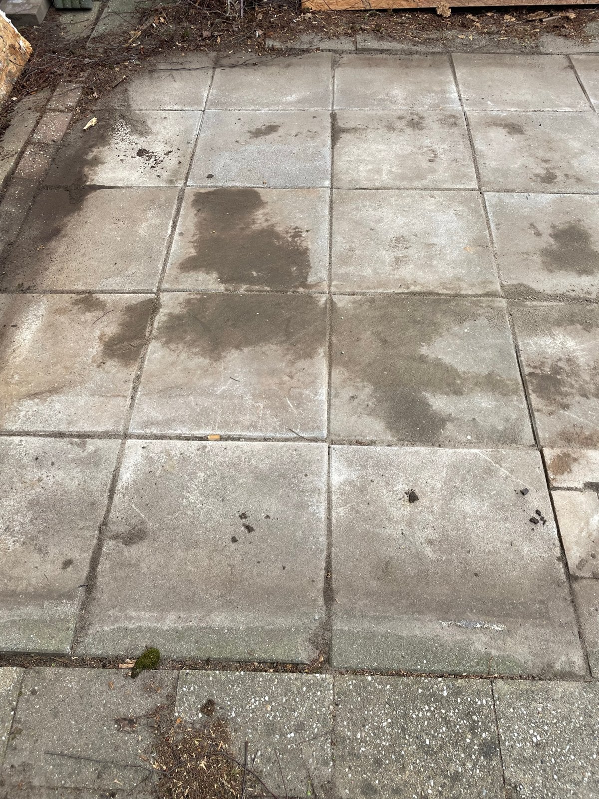 Gratis gebruikte betontegels en grindtegels., Ophalen, Gebruikt, 10 m² of meer, Beton