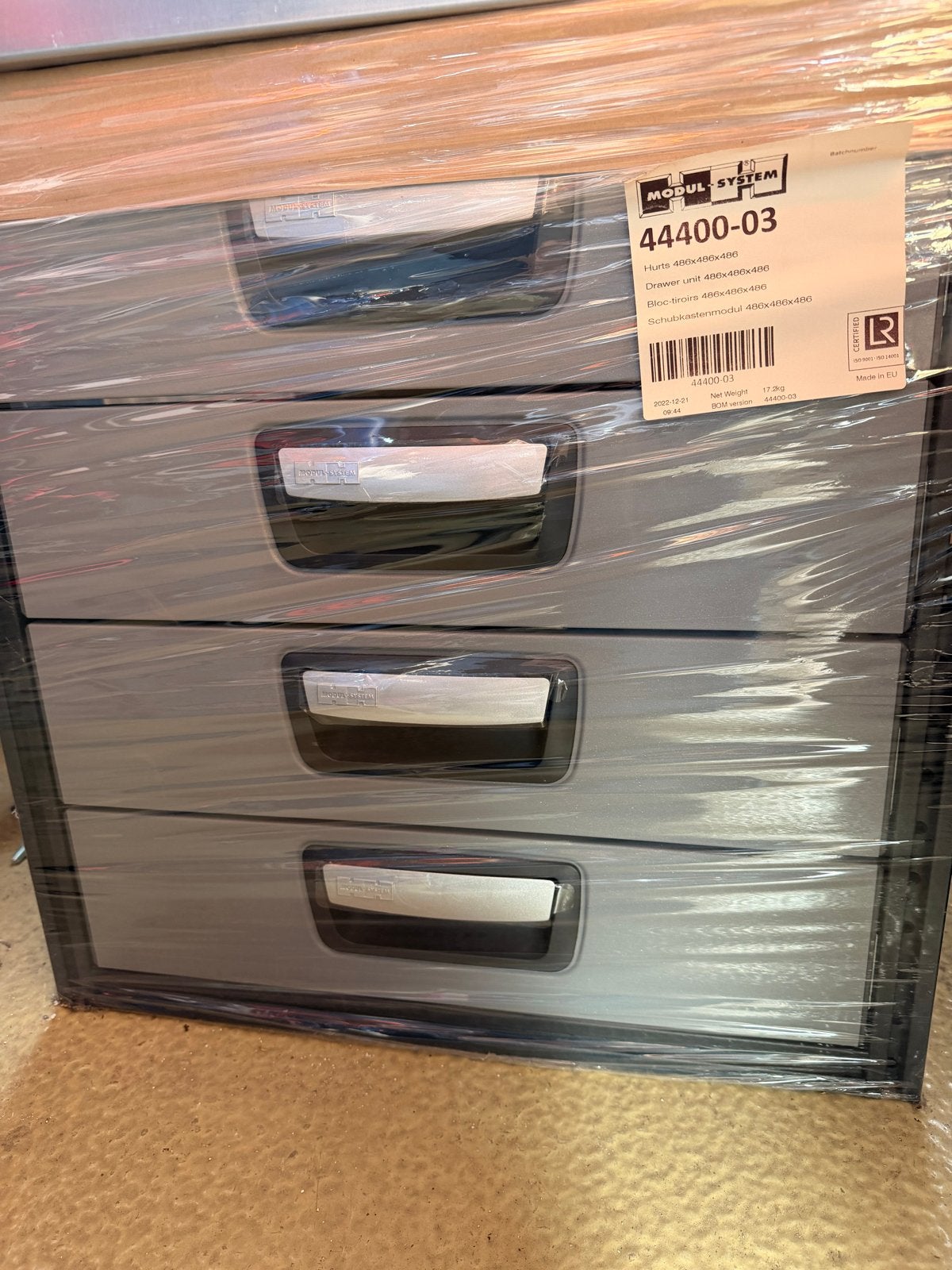 Modul-System Ladeblok 4 laden 486x486x486mm, Ophalen of Verzenden, Nieuw
