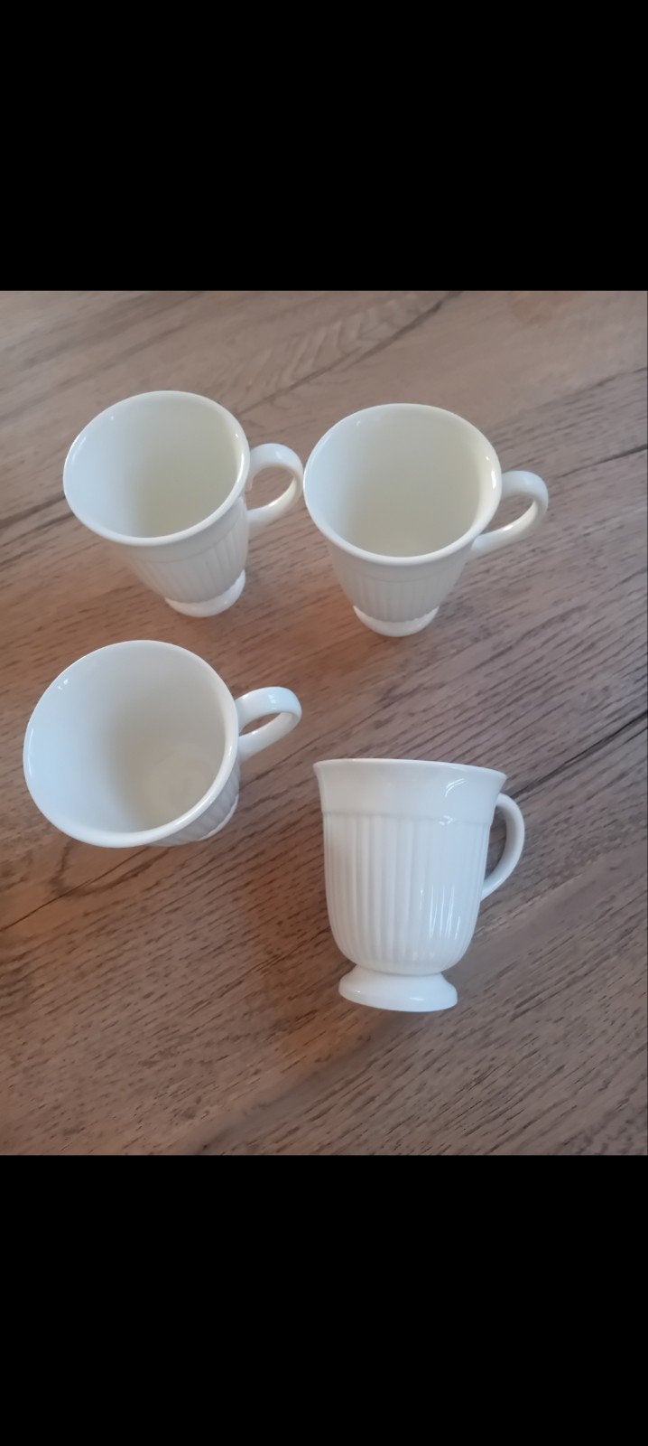 Wedgwood 4x Edme beker op voetje zonder schotel €10
      , Huis en Inrichting, Keuken | Servies, Ophalen of Verzenden, Zo goed als nieuw