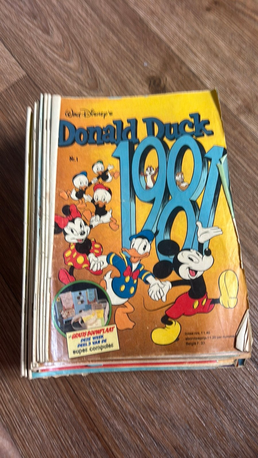 Donald Duck jaargang 1981, Complete serie of reeks, Ophalen, Gelezen