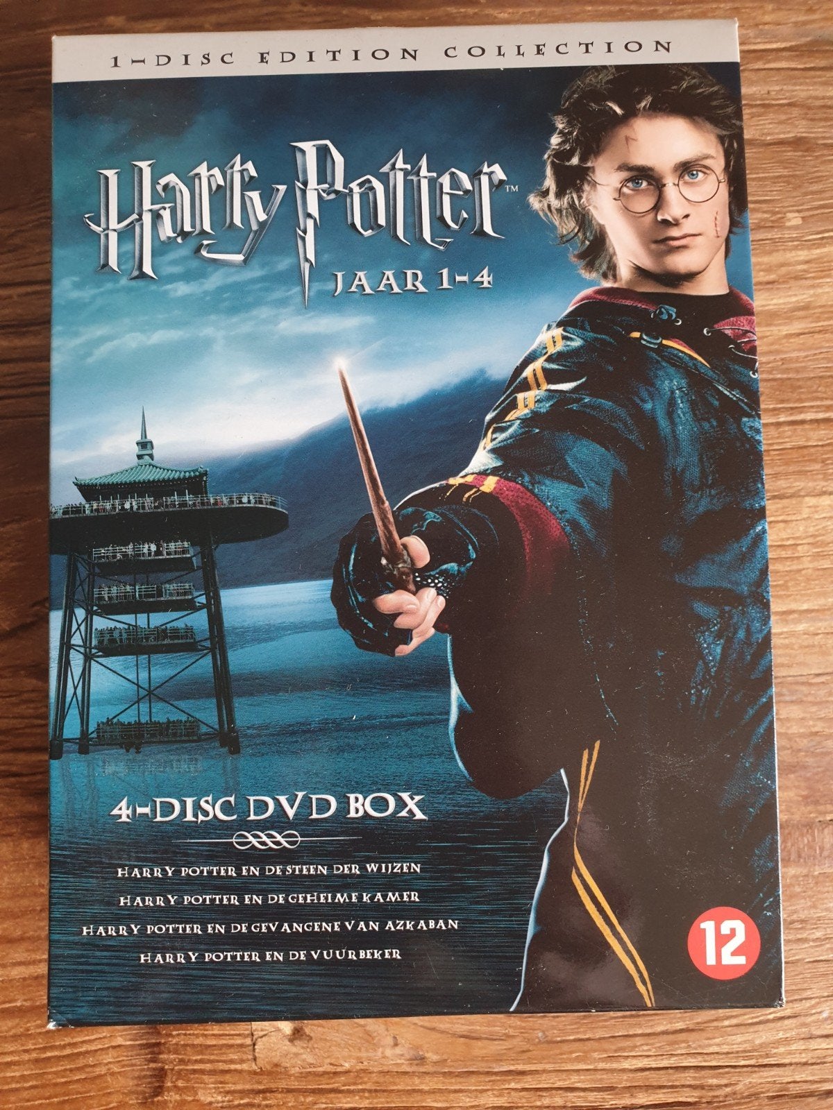 Harry Potter Jaren 1-4 - 4-Disc DVD Boxset, Cd's en Dvd's, Dvd's | Science Fiction en Fantasy, Vanaf 12 jaar, Ophalen of Verzenden