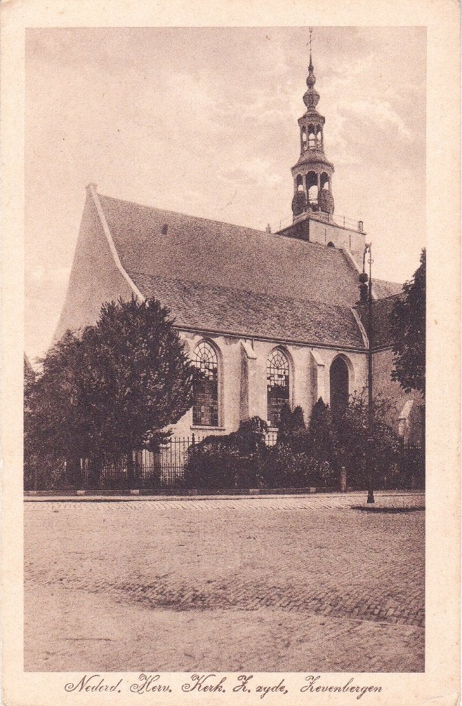 ZEVENBERGEN   HERV. KERK, Ophalen of Verzenden, Voor 1920, Noord-Brabant