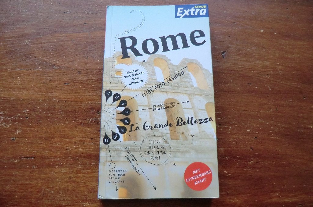 reisgids - Rome - anwb extra (2017), Gelezen, Europa, Ophalen of Verzenden, Reisgids of -boek