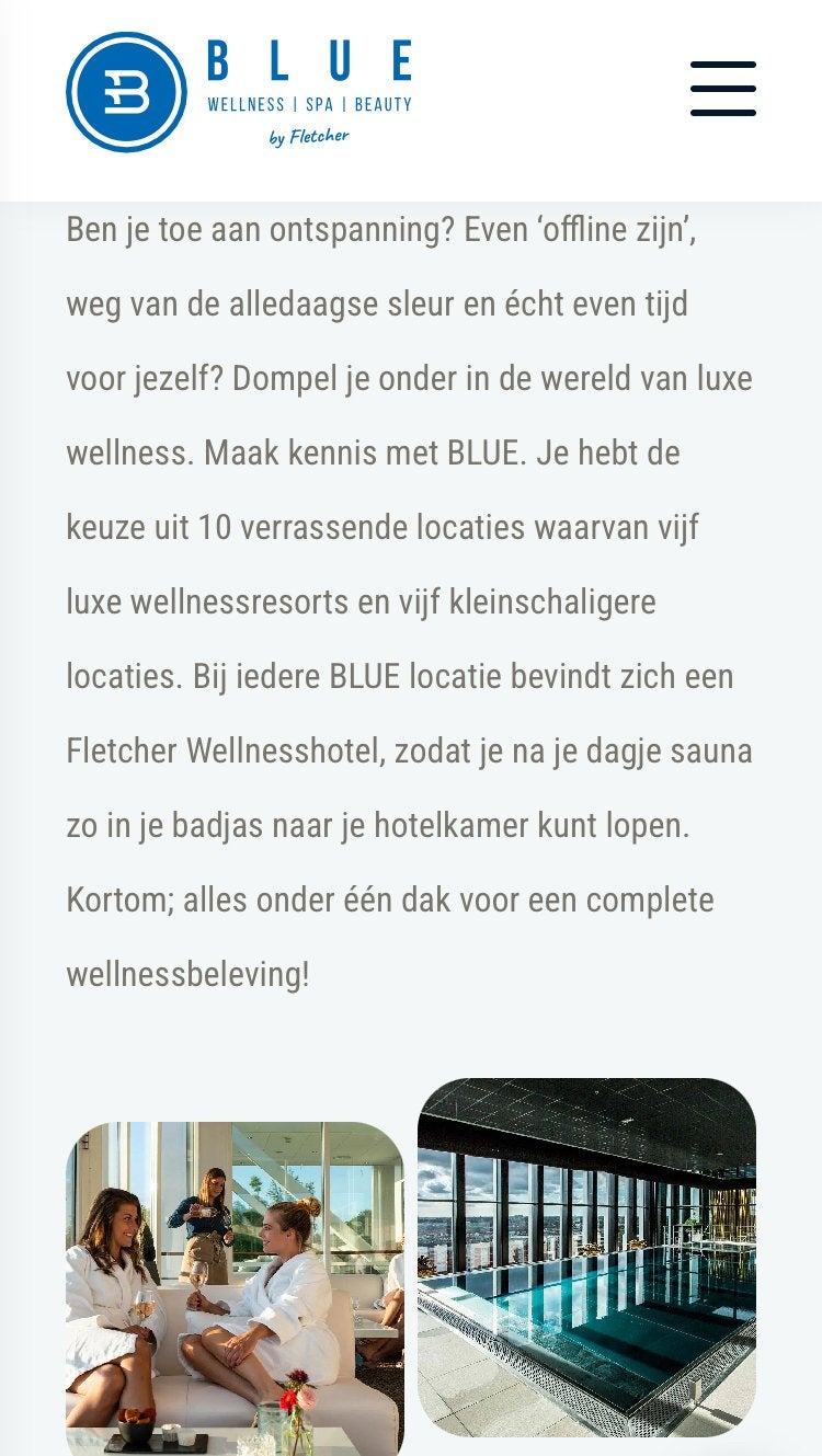 E tickets Blue wellness resorts, Tickets en Kaartjes, Eén persoon